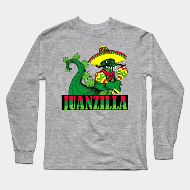 Juanzilla Long Sleeve T-Shirt by inkninja